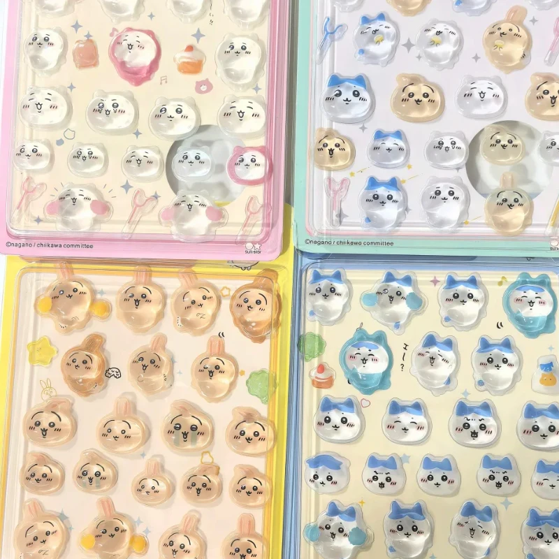 Chiikawa BONBON DROP Cute 3D Decorative Decals Waterproof Adhesive Sticker for Phone Case Laptop Water Bottle DIY Craft Supplies