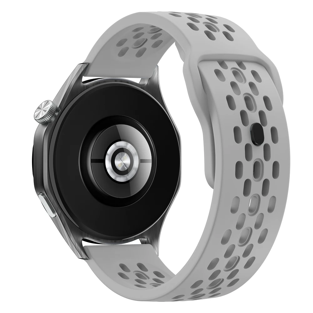 22mm Hole Silicone Band for Garmin Forerunner 255 265 970 165 55/Active 6 5 Bracelet Correa For Venu 4 3 45mm/Vivoactive 5 Strap