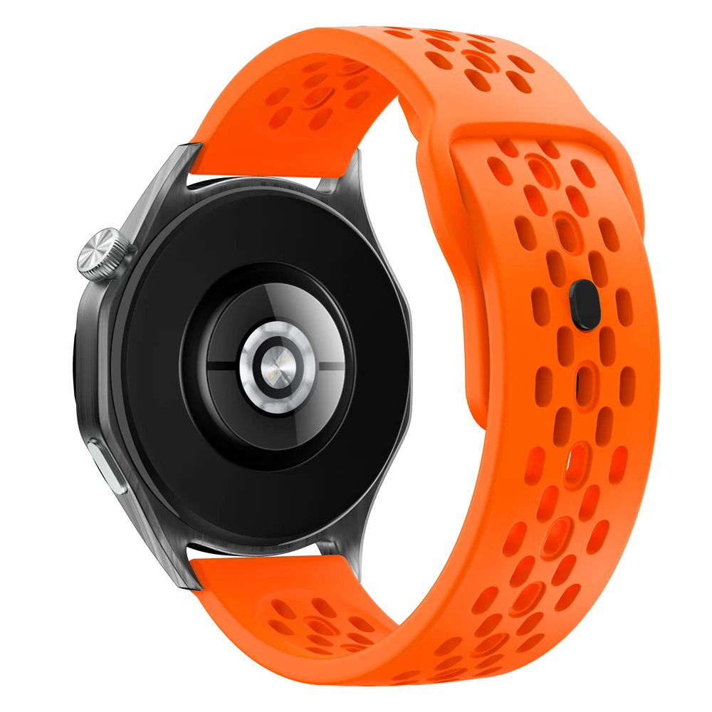 22mm Hole Silicone Band for Garmin Forerunner 255 265 970 165 55/Active 6 5 Bracelet Correa For Venu 4 3 45mm/Vivoactive 5 Strap