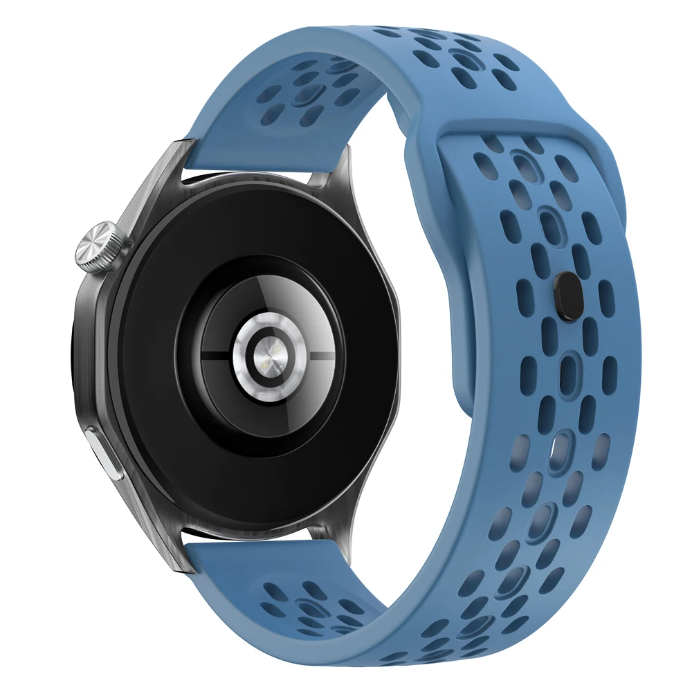 22mm Hole Silicone Band for Garmin Forerunner 255 265 970 165 55/Active 6 5 Bracelet Correa For Venu 4 3 45mm/Vivoactive 5 Strap