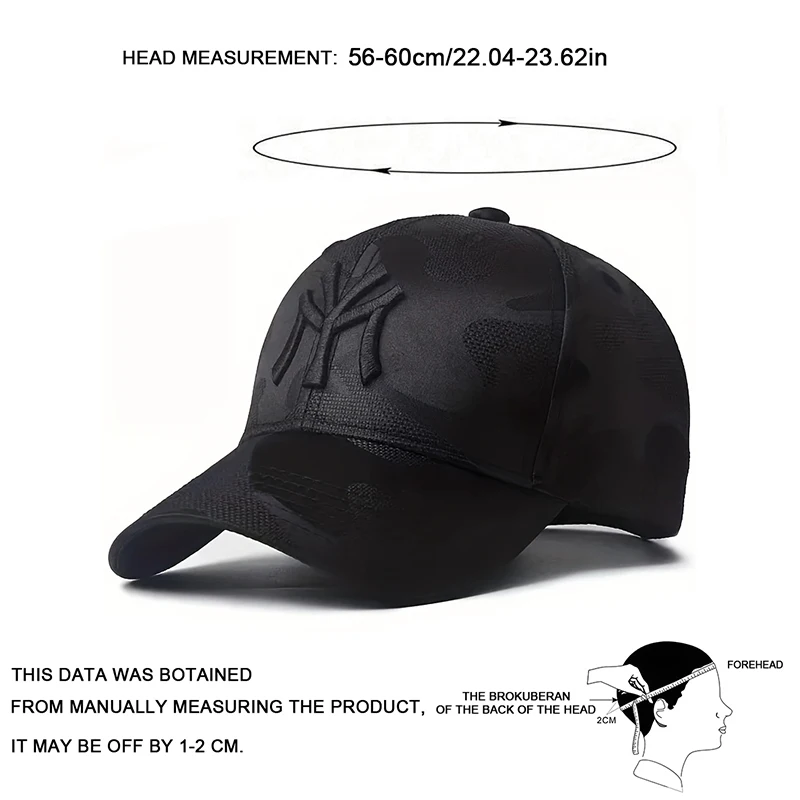 Unisex Letter Embroidery Camouflage Baseball Caps Spring and Autumn Outdoor Adjustable Casual Hats Sunscreen Hat Sports Golf Cap