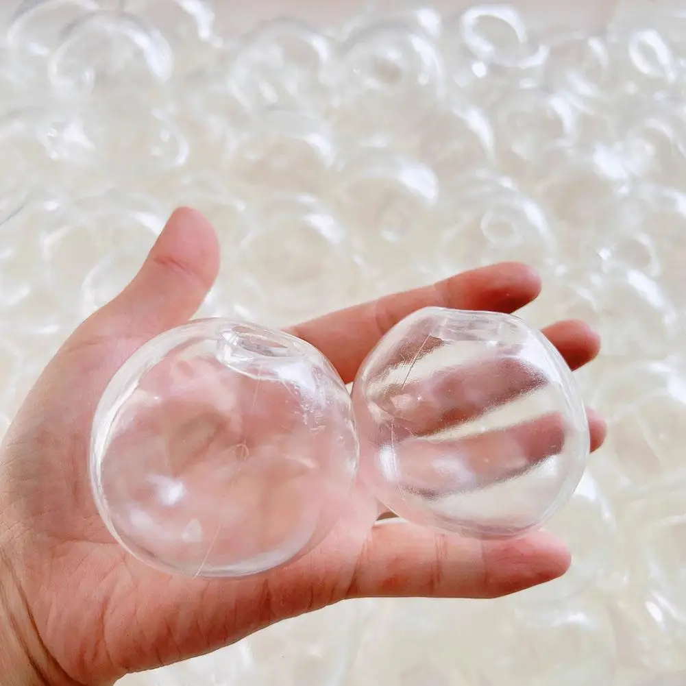 10pcs Creative Sphere Jewelry TRP Casting Molds Tools Diy Handmade Empty Ball Skin Slow Rebound Decompression Slow Rebound Toy