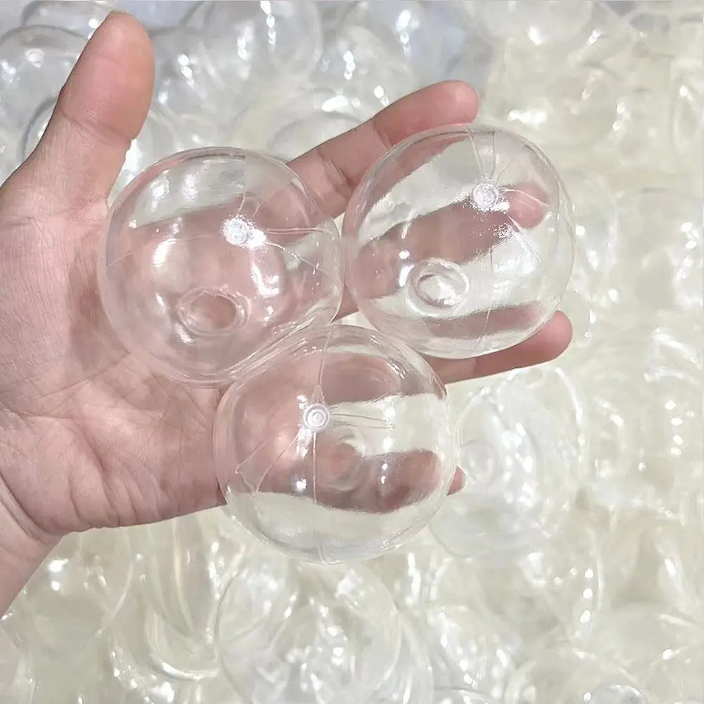10pcs Creative Sphere Jewelry TRP Casting Molds Tools Diy Handmade Empty Ball Skin Slow Rebound Decompression Slow Rebound Toy