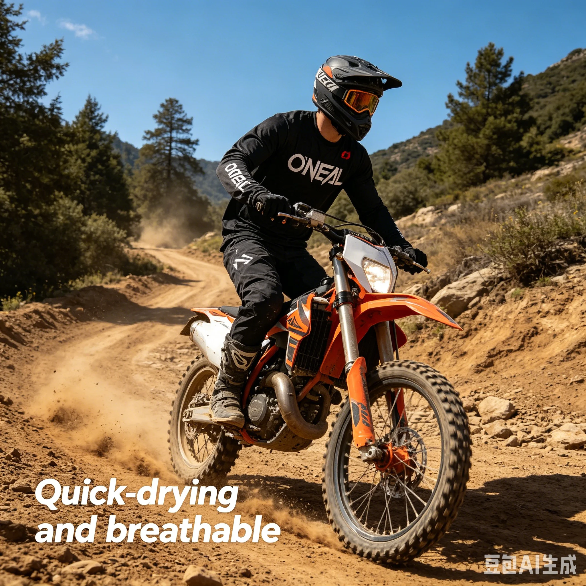 Men Downhill Racing Suit Mtb Cycling Top Mountain Bike Motocross Motorcycle Jersey Sports Clothing Breathable Quick Dry off Road
