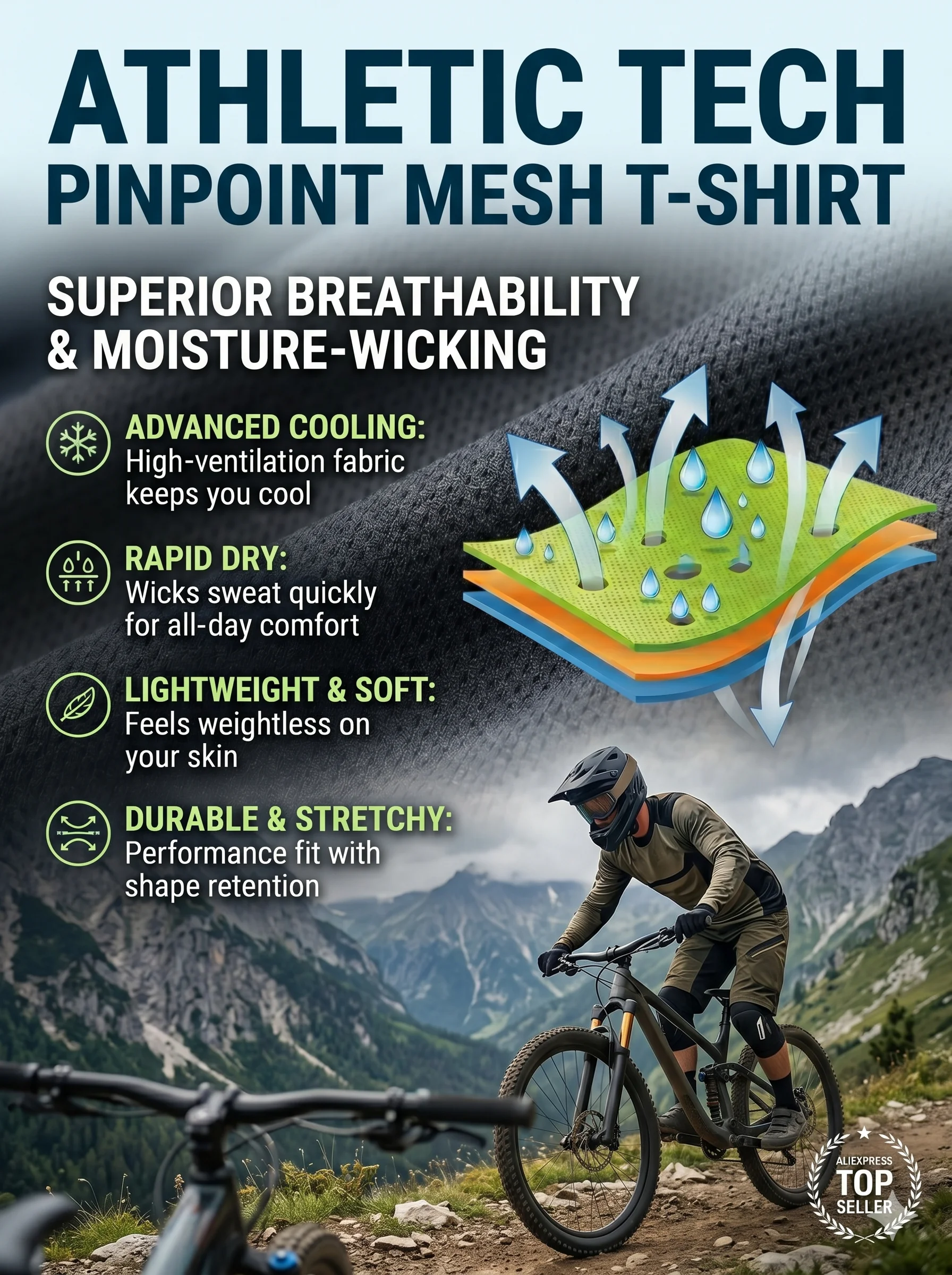Men Downhill Racing Suit Mtb Cycling Top Mountain Bike Motocross Motorcycle Jersey Sports Clothing Breathable Quick Dry off Road