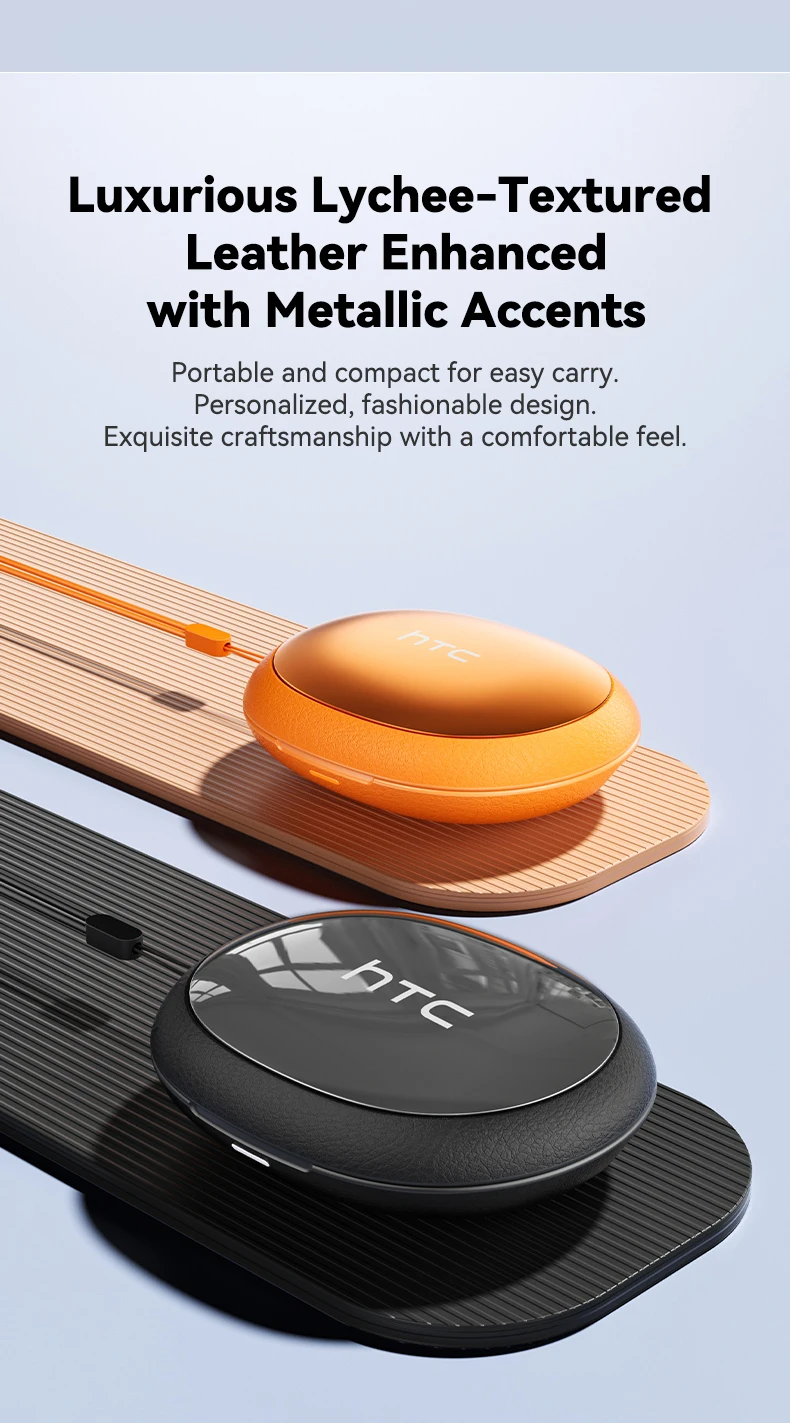 Wireless Bluetooth Headphones HTC NE76 Earbuds AI Smart Translation Earphones 30-Hour Battery Life for Music Office Work Sleep