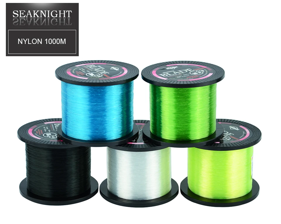 SeaKnight Brand BLADE Series 500M 1000M Nylon Line Japan Material Monofilament Fishing Line Super Strong 35LB Carp Fishing Line