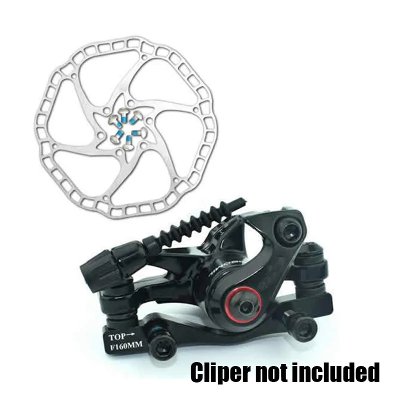 68g/pc Ultra-light Bicycle Hydraulic Disc brake Rotors MTB bike Road Racing Bike Brake Disc Rotor 140mm / 160mm 44mm 6 bolts