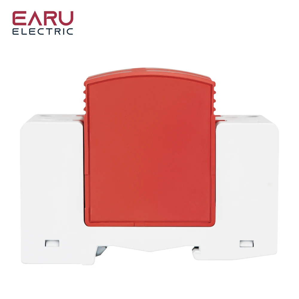 EARU AC 385V SPD 1P 2P 3P 4P 20KA 30KA 40KA 60KA House Lightning Surge Protector Protective Solar PV Low-Voltage Arrester Device