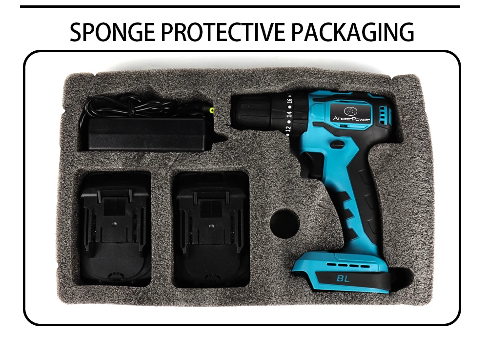 New Brushless Motor 21V Wireless Hand Mini Impact Charging Drill For Makita Electric Cordless Screwdriver Li-ion Battery Tools