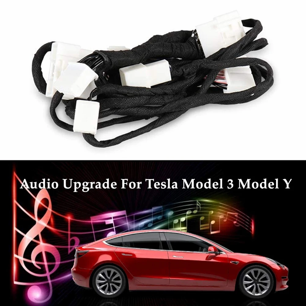 Standard Range Plus Audio Inactive Activation Wire Harness SR+ Horn Cable Speaker For Tesla Model 3 2018 - 2020 2021 2022 2023