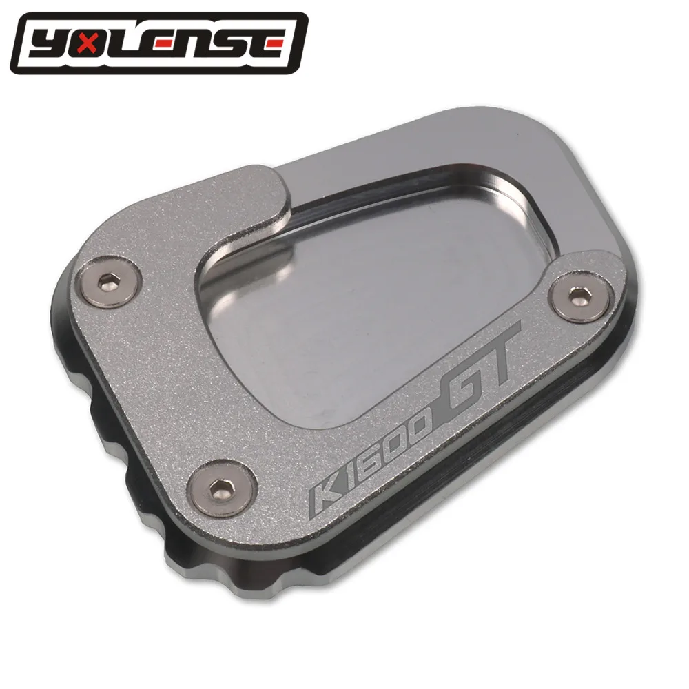 For BMW K1600GT K1600GTL K 1600 GT GTL Motorcycle CNC Kickstand Foot Side Stand Extension Pad Support Plate Enlarge Stand