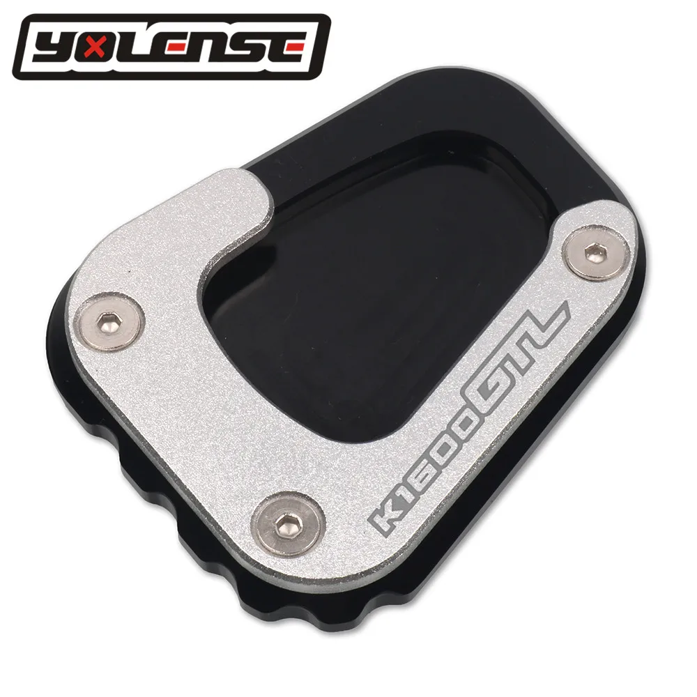 For BMW K1600GT K1600GTL K 1600 GT GTL Motorcycle CNC Kickstand Foot Side Stand Extension Pad Support Plate Enlarge Stand