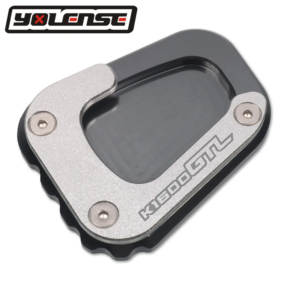 For BMW K1600GT K1600GTL K 1600 GT GTL Motorcycle CNC Kickstand Foot Side Stand Extension Pad Support Plate Enlarge Stand