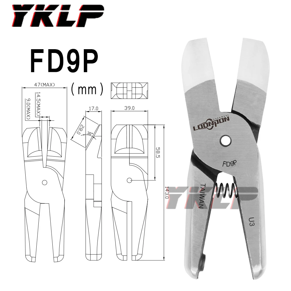 Air Scissors Shears Cutter Head Nipper Pneumatic Crimping Pliers Tool Part for Terminal AR8WP A8WP3 A8WP F9P FD9P S7P HS-30 Body