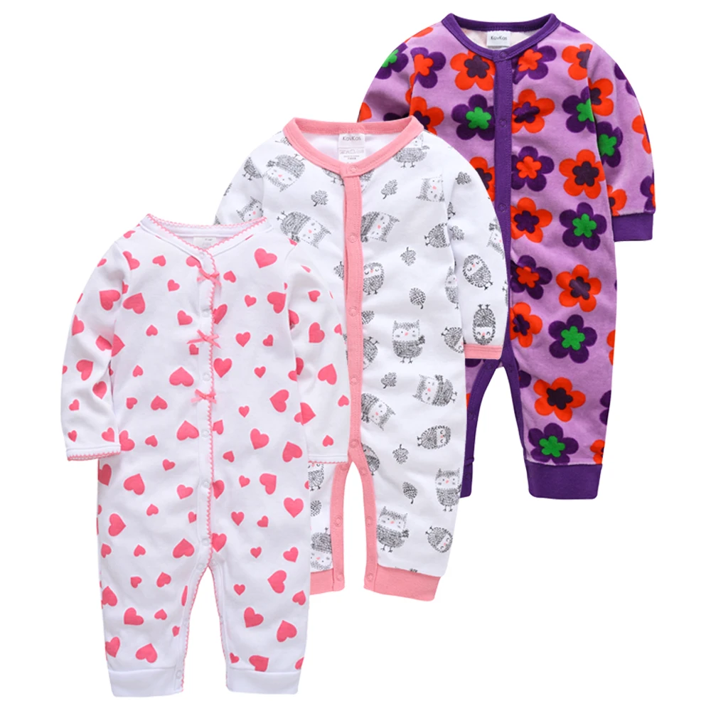5pcs Honeyzone Winter Toddler Animal Footies New Born Baby Clothes Set Soft Breathable Pyjama Ubranka Dla Niemowlat Clothing Set