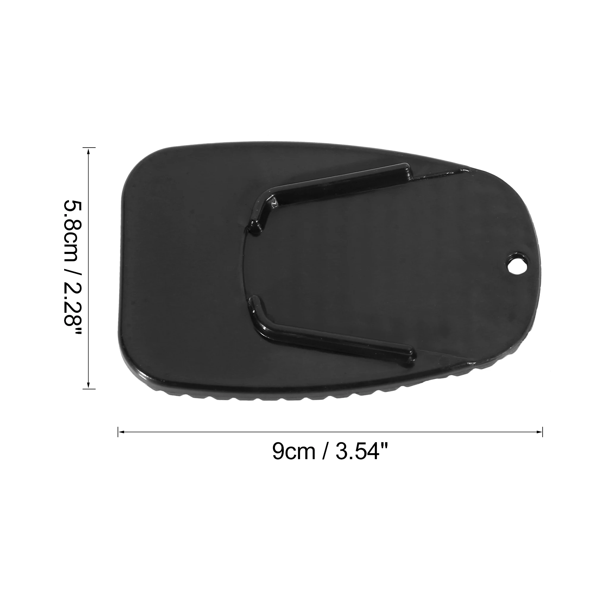 Motoforti Universal Motorcycle Kickstand Side Kick Pad Support Plate Pad Parking Stand Side Stand Extension Pad