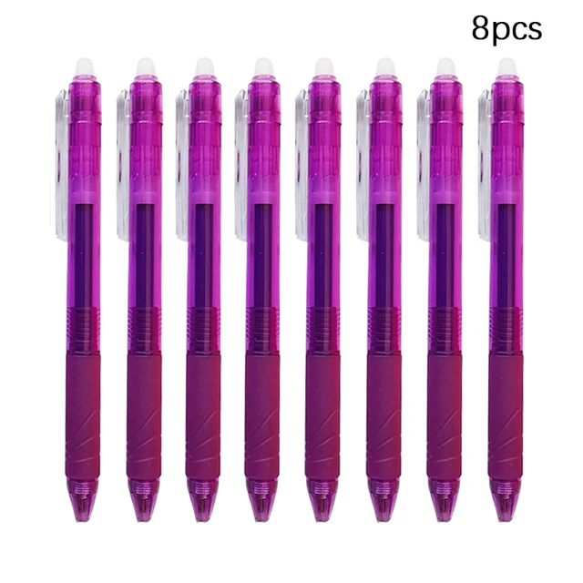 5Pcs/20Pcs Erasable Gel Pen Refill Replacement Office School Writing Stationery Accessory Black/Blue/Red Ink Erasable Pen Refill