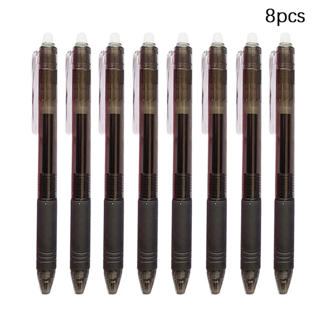 5Pcs/20Pcs Erasable Gel Pen Refill Replacement Office School Writing Stationery Accessory Black/Blue/Red Ink Erasable Pen Refill