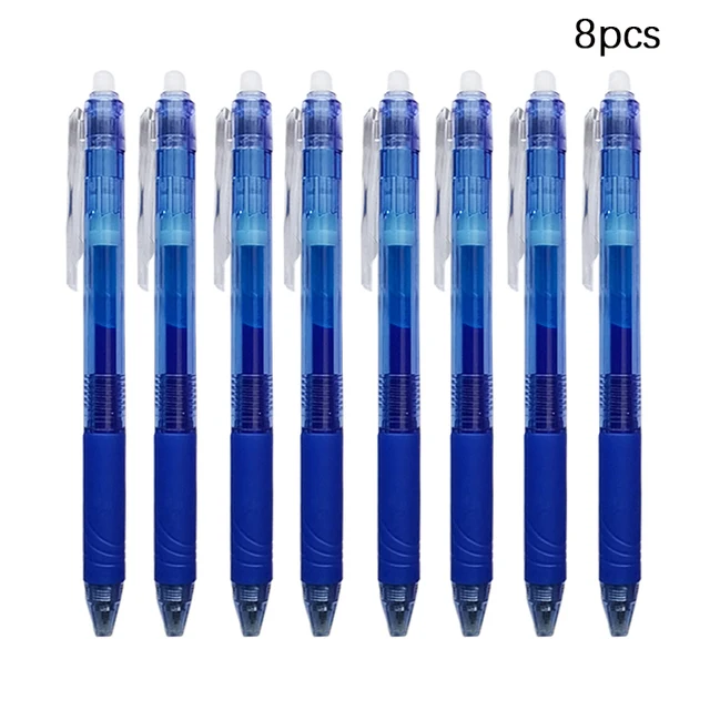 5Pcs/20Pcs Erasable Gel Pen Refill Replacement Office School Writing Stationery Accessory Black/Blue/Red Ink Erasable Pen Refill