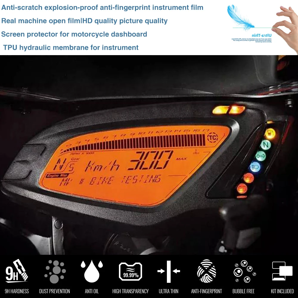 For MV Agusta Brutale 675 Brutale 800 F3 2012-2015 2014 Motorcycle Accessories Cluster Scratch Protection Film Screen Protector