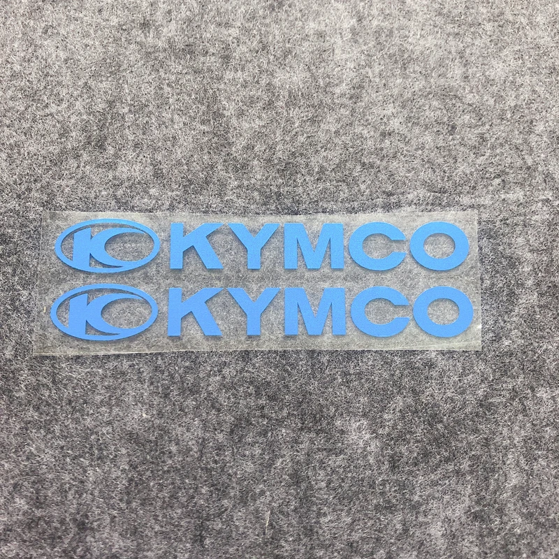 2pcs/Set Motorcycle Refit Sticker Motorcycle Side Fuel Tank Decorative Reflective Waterproof Decals Motorcycle Parts for KYMCO