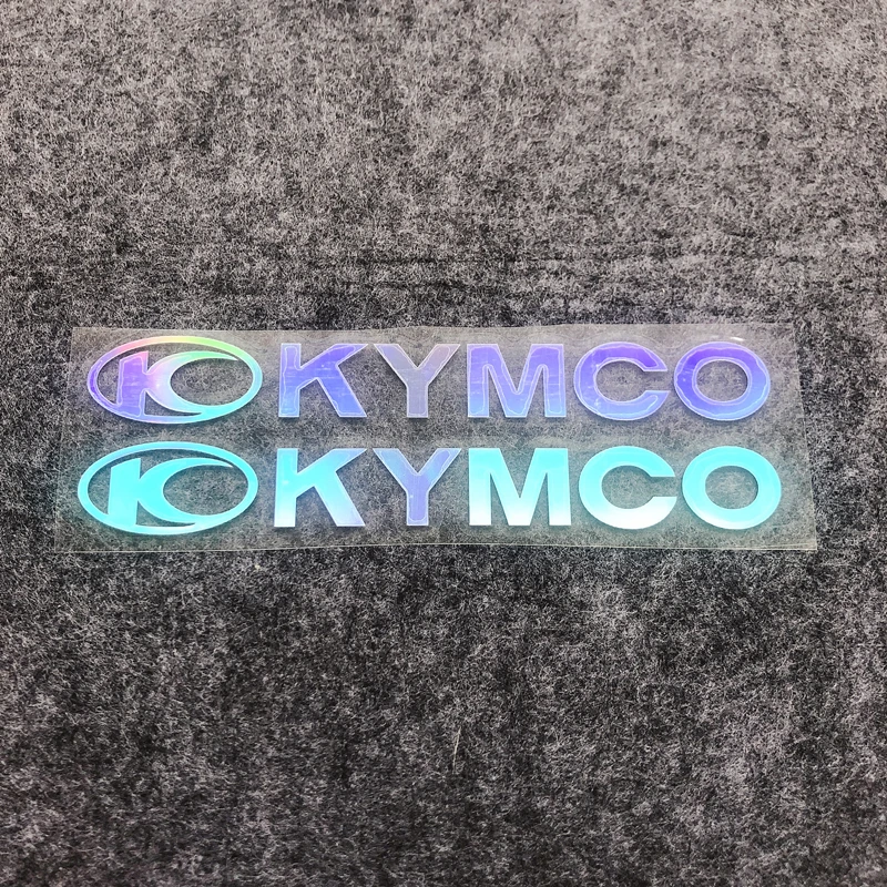2pcs/Set Motorcycle Refit Sticker Motorcycle Side Fuel Tank Decorative Reflective Waterproof Decals Motorcycle Parts for KYMCO
