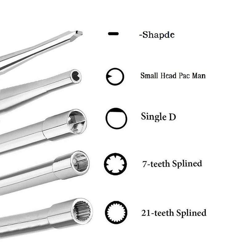 Carburetor carb Adjusting hand Tool Pac Man Double D Hexagon Hex Socket Screwdriver Driver Chainsaw Speed Adjustment Repair Tool