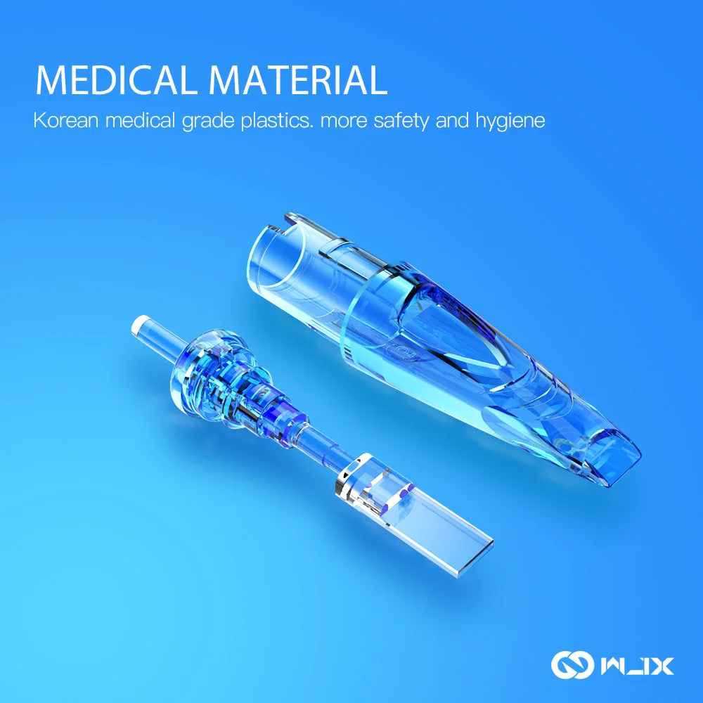 20pcs Dragonhawk WJX RL RLT RLB Tattoo Cartridge Needles Disposable Sterile Permanent Makeup Machine Rotary Pen Tattoo Supplies