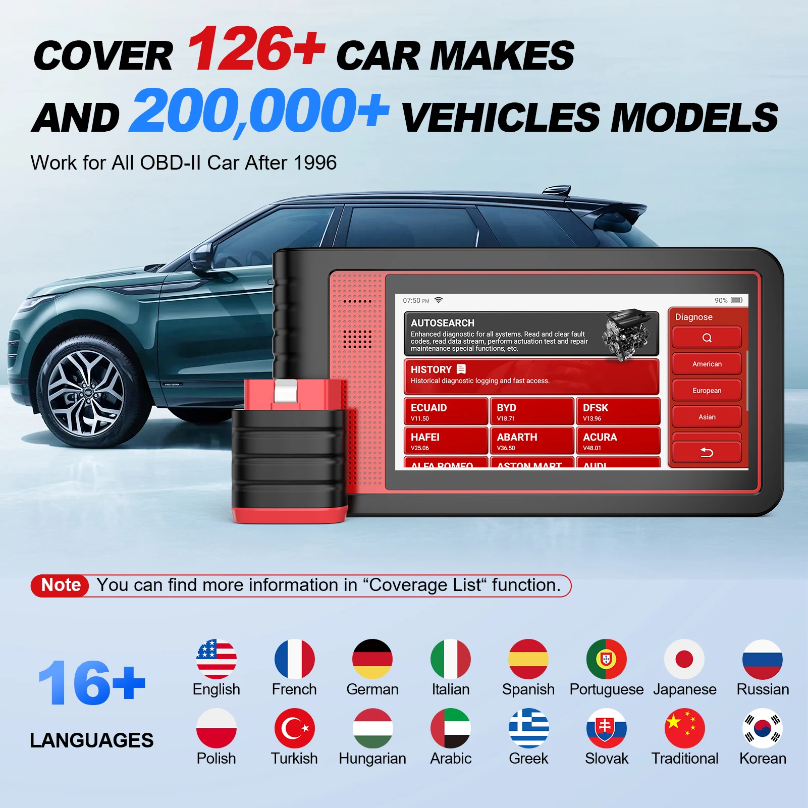 THINKCAR Thinktool Mini OBD2 Scanner Professional Full System Auto Scanner 28 Reset All Software Free Update Diagnostic Tools