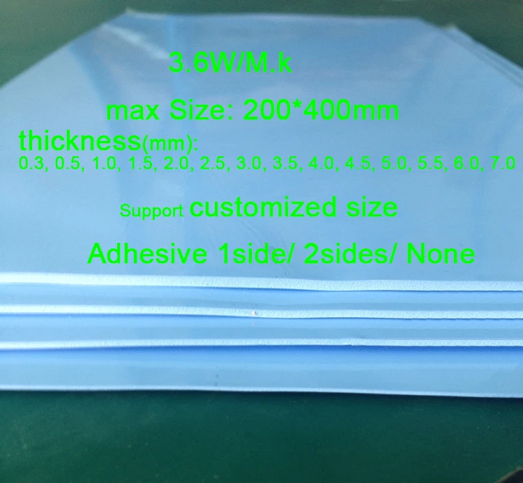 6pcs Thermal Pad 30x30mm Notebook Computer Router Memory Graphics Chip Cooling Non-Conductive Silicone 0.3MM 0.5MM 1.0MM