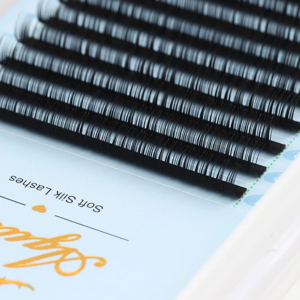 AGUUD 25mm Lashes Long Individual Eyelash Extension 15-20mm 20-25mm False Lashes Faux Mink Classic Lashes 25mm Soft Silk Lashes