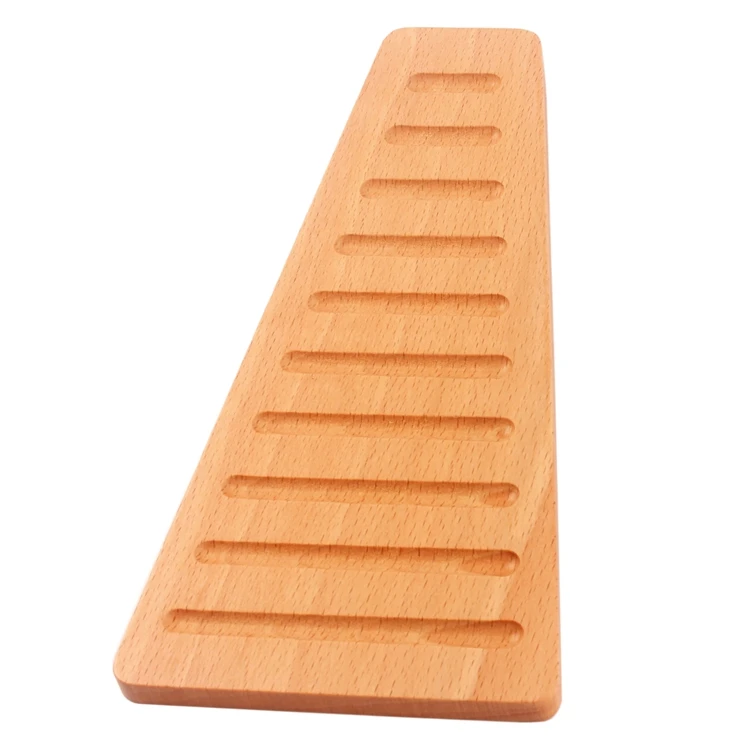 Montessori Wood Bead Toy Colored Bead Stairs with Tray 1-10 Beads Math Early Childhood Education Preschool Training Learning Toy