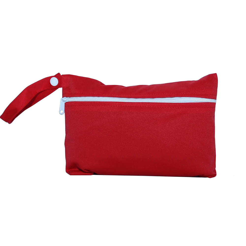 Small Size: 15*22.5CM Wet bags Washable Reusable Cloth diaper Nappies Bags Waterproof Swim Sport Travel Carry bag