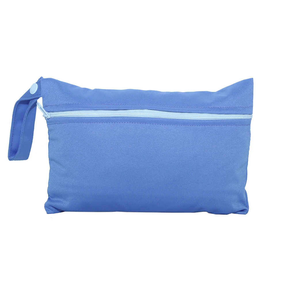 Small Size: 15*22.5CM Wet bags Washable Reusable Cloth diaper Nappies Bags Waterproof Swim Sport Travel Carry bag
