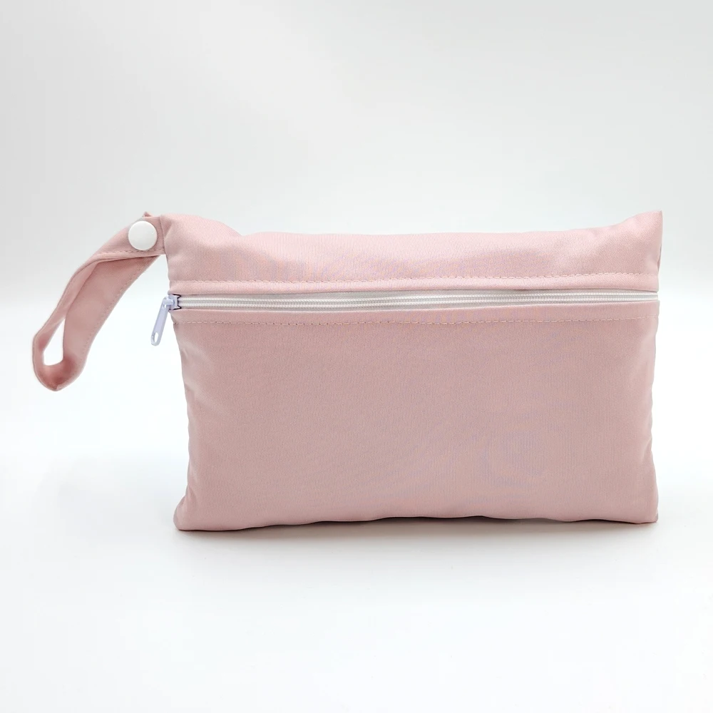 Small Size: 15*22.5CM Wet bags Washable Reusable Cloth diaper Nappies Bags Waterproof Swim Sport Travel Carry bag