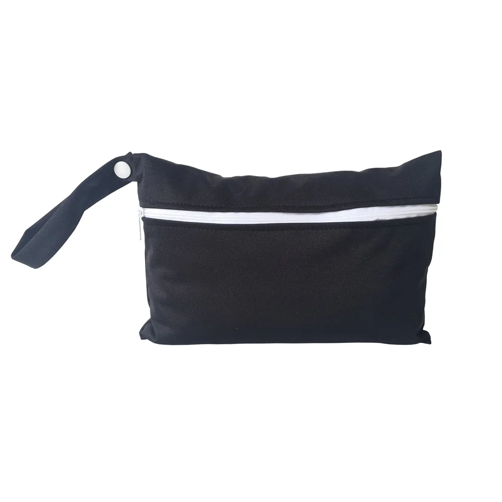 Small Size: 15*22.5CM Wet bags Washable Reusable Cloth diaper Nappies Bags Waterproof Swim Sport Travel Carry bag