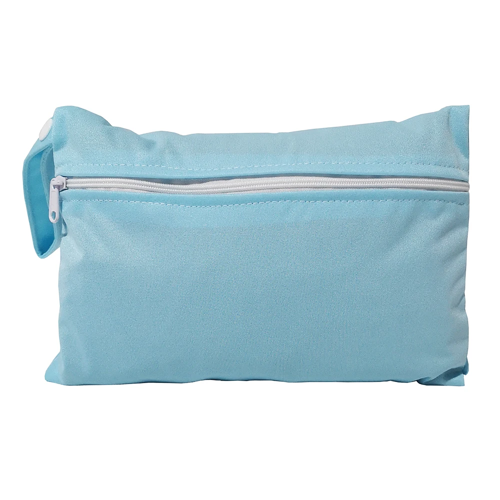 Small Size: 15*22.5CM Wet bags Washable Reusable Cloth diaper Nappies Bags Waterproof Swim Sport Travel Carry bag