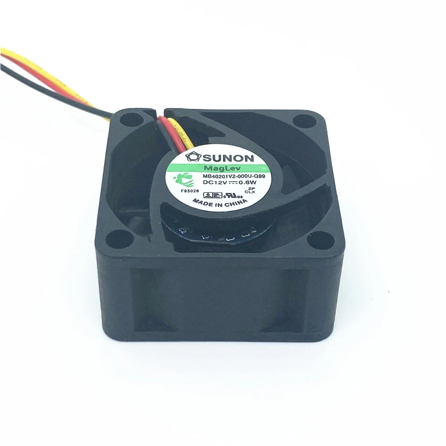New Maglev SUNON 4CM 40MM 40*40*20MM Server Cooling Fan DC12V 0.6W MB40201V2-000U-G99  Super Silence Fan 3pin