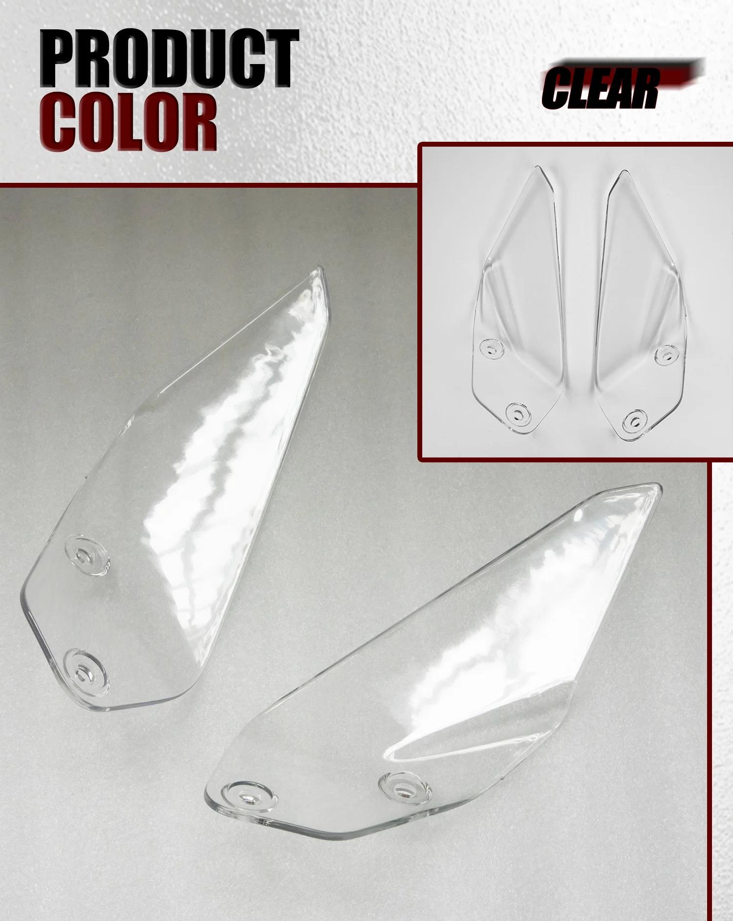 Windshield Windscreen Side Panel Deflector Airflow Hand Shield Protector For BMW R1200 R1250 GS ADV 2014-2024 2023 2022 2021