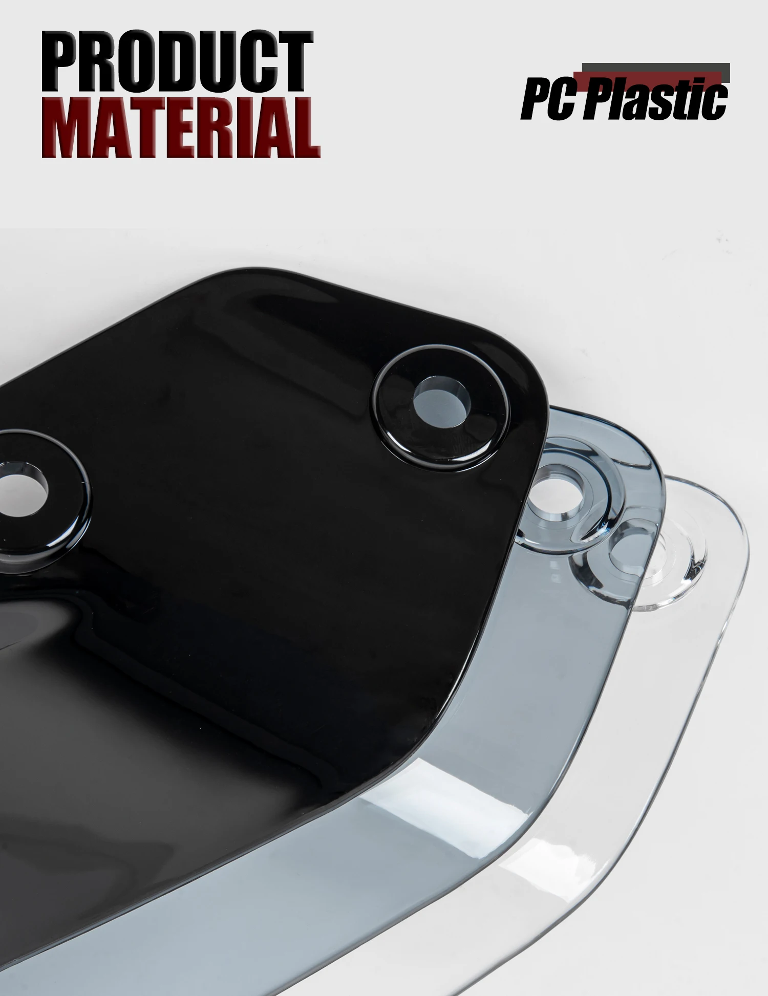Windshield Windscreen Side Panel Deflector Airflow Hand Shield Protector For BMW R1200 R1250 GS ADV 2014-2024 2023 2022 2021