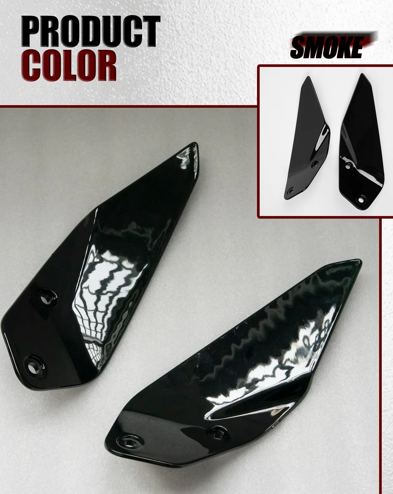 Windshield Windscreen Side Panel Deflector Airflow Hand Shield Protector For BMW R1200 R1250 GS ADV 2014-2024 2023 2022 2021