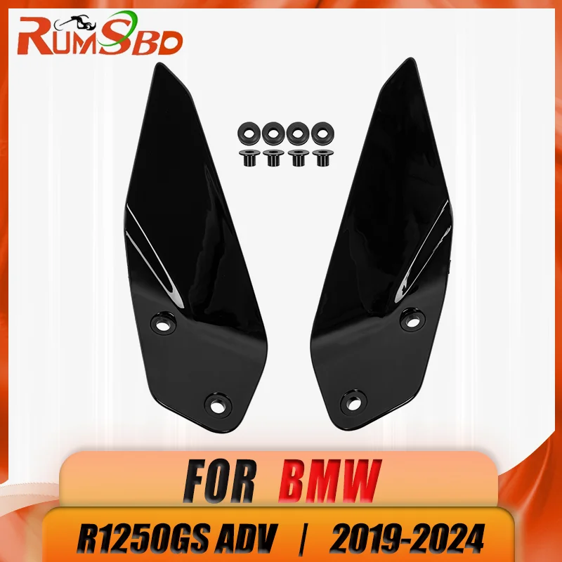 Windshield Windscreen Side Panel Deflector Airflow Hand Shield Protector For BMW R1200 R1250 GS ADV 2014-2024 2023 2022 2021
