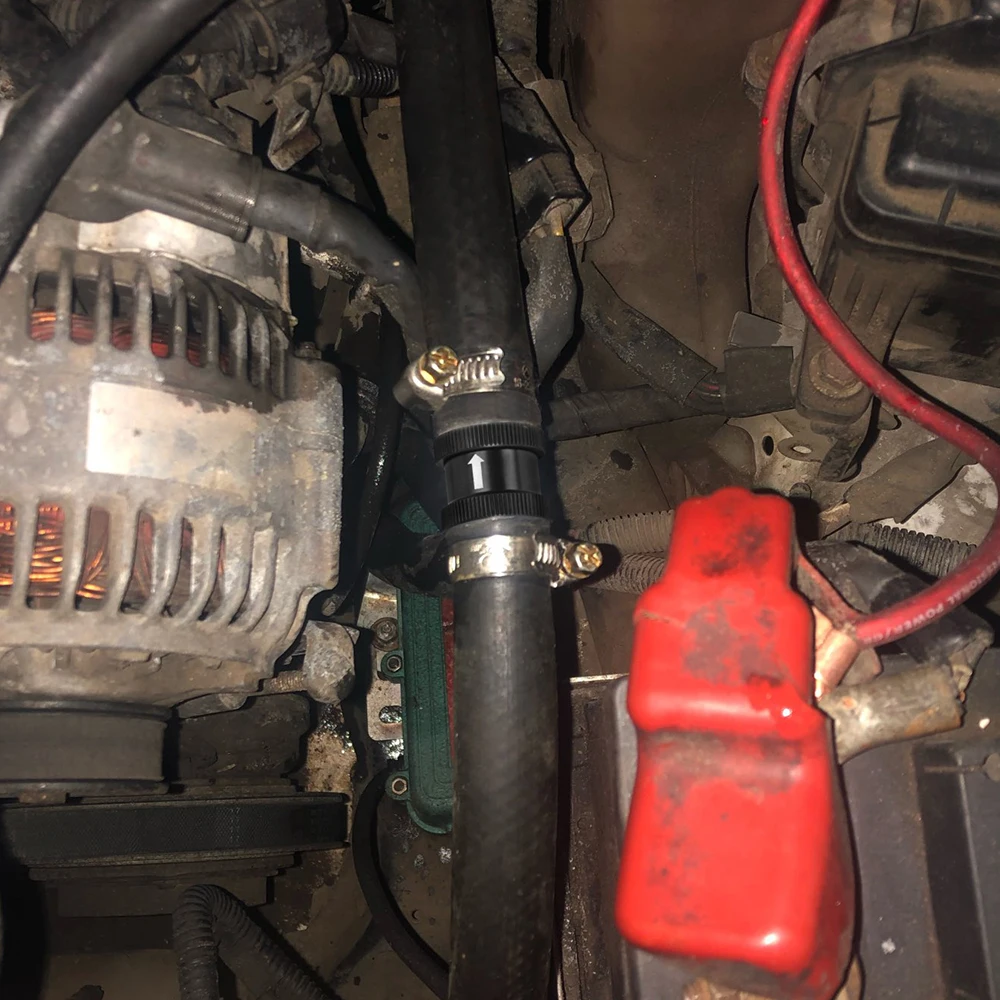 6 Size 4MM / 6MM / 8MM / 10MM / 12MM / 16MM Non Return One Way Fuel Check Valve Aluminum Alloy Petrol Diesel