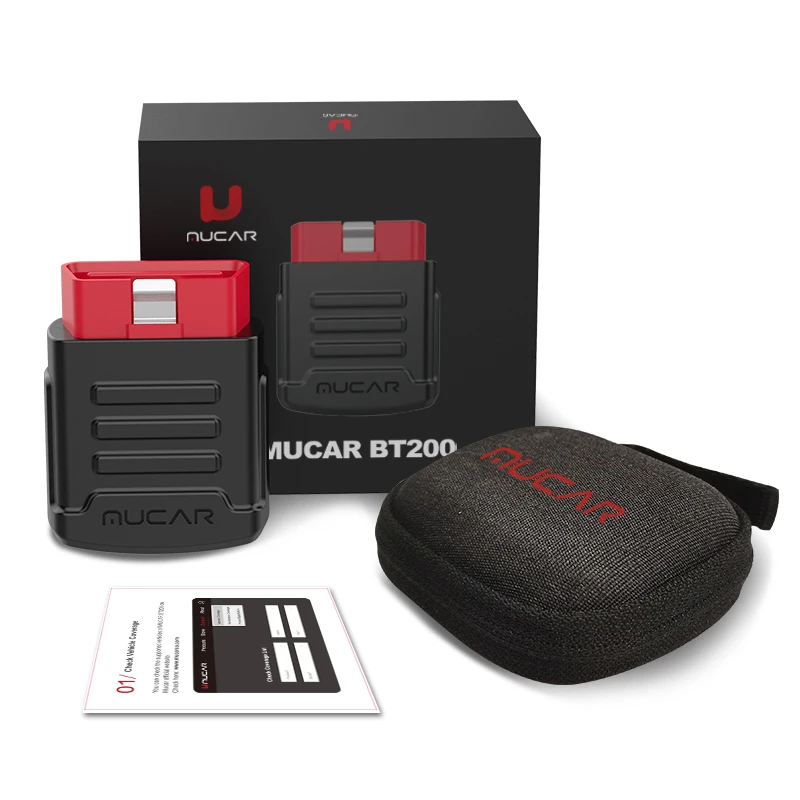 MUCAR BT200 Automotive Diagnostic Tools Obd 2 Bluetooth Wifi Scanner for All Cars Auto Obd2 Tester 15 Resets Diagnosis