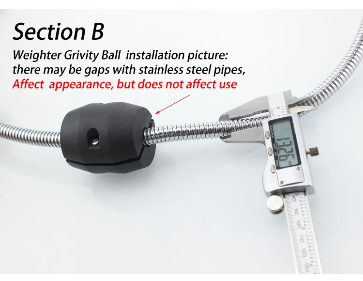 1 Pc Hose Weight Heavy Duty Screw Type Pull Out Weight Replacement Part Basin Faucet Weight for Sink Kitchen Home Bathroom