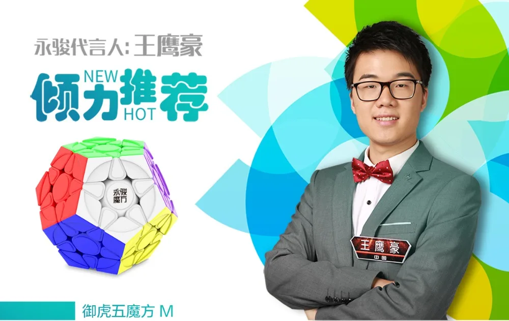 [JudyCube] YJ Yuhu Megaminx V2M Magnetic Magic Speed Cube Stickerless Yongjun Yuhu V2M Cubo Magico Puzzle