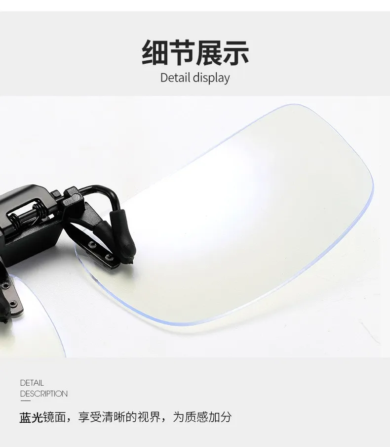Anti Blue Light Glasses Women Men Clip on Eyeglasses Clear Computer Phone Blue-ray Eyewear Fashion Clip Flip up Glasses