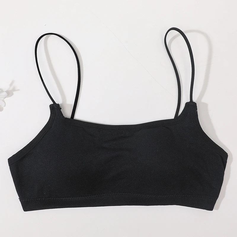 Seamless Bra Women Tube Top Ribbed Underwear Low Back Square Neck Sexy Lingerie Backless Bandeau Removable Pads Tube Bra M-XL