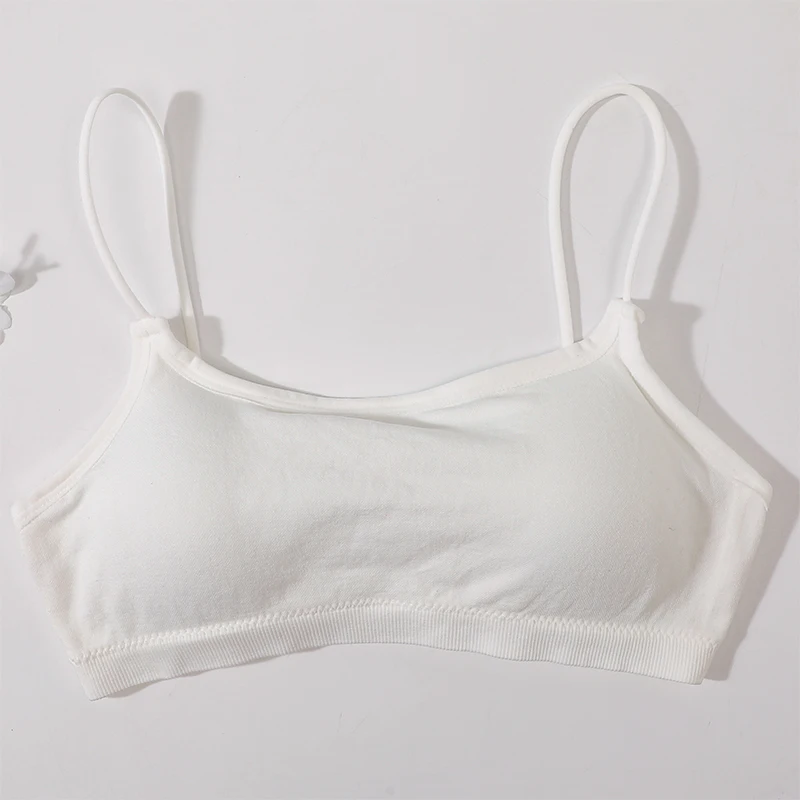 Seamless Bra Women Tube Top Ribbed Underwear Low Back Square Neck Sexy Lingerie Backless Bandeau Removable Pads Tube Bra M-XL